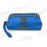 Necessaire Pequena Bolsa Caveira 2013 (Azul)