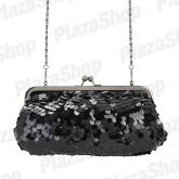 Bolsa Carteira de Mão Luxo Festas 2013 Moda - Preto