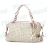 Bolsa Luxo 2013 Clássica Pedras e Laço (branca)