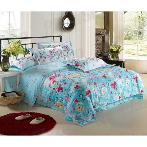 Jogo de Cama Lençol Casal 4 Peças - Luxo Victória 18