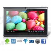 Tablet Tela 7" (4gb) Preto