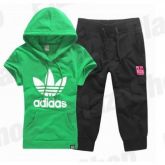 Conjunto Moletom Adidas Feminino Blusa e Calça (verde)