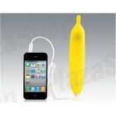 Handset Banana Amarelo (plug 3.5mm)