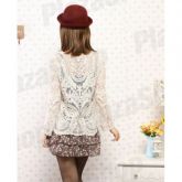 Blusa Bordada Moda Feminina Manga Comprida (cores)