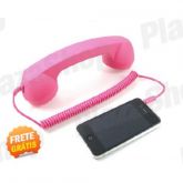 Pop Phone Rosa para Iphone/Ipad (plug 3.5mm) + Frete Grátis