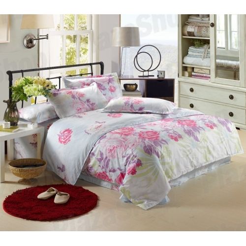 Jogo de Cama Lençol Casal 4 Peças - Luxo Victória 20