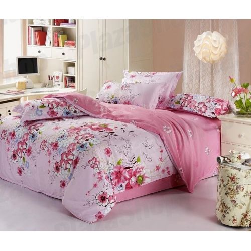 Jogo de Cama Lençol Casal 4 Peças - Luxo Victória 24