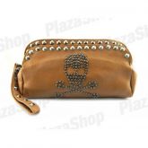 Necessaire Pequena Bolsa Caveira 2013 (Marron)