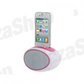 Estação de Audio - Dock Speakers USB com rádio FM (rosa)