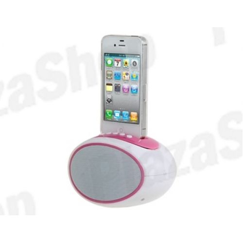 Estação de Audio - Dock Speakers USB com rádio FM (rosa)