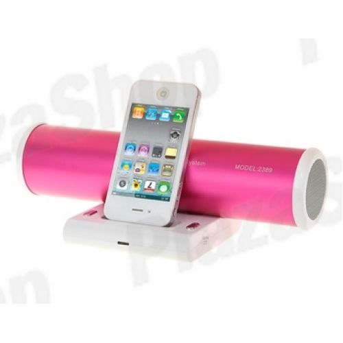 Estação de Audio - Dock Speakers SB-2389 (rosa)