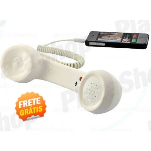 Pop Phone Branco para Iphone/Ipad (plug 3.5mm)