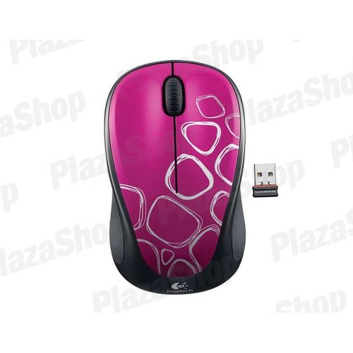 Mouse Óptico Sem Fio - Logitech (pink)
