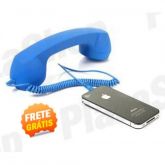 Pop Phone Azul para Iphone/Ipad (plug 3.5mm) + Frete Grátis